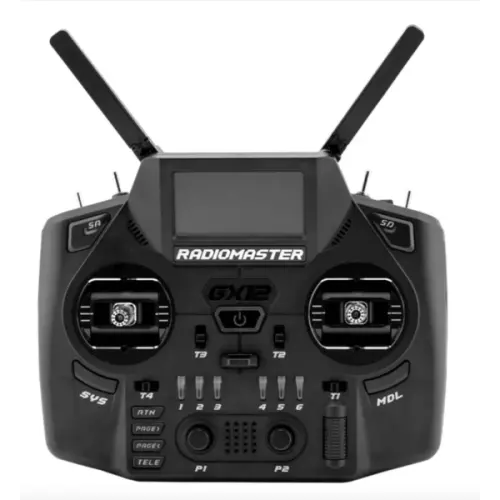 Пульт управления RadioMaster GX12 Dual-Band Gemini-X Radio Controller (M2) ELRS — профессиональный контроллер для RC-моделей