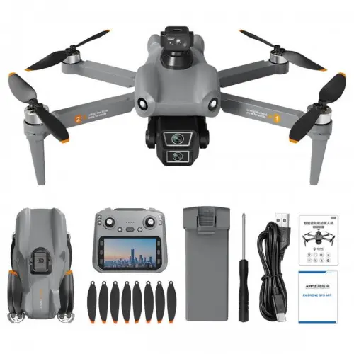 Квадрокоптер L300 Pro Max – дрон з HD-камерою, FPV 5G, GPS та уникненням перешкод, до 500 м, до 28 хвилин у сумці