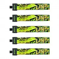 Акумуляторна батарея 5 шт 320 mAh 1S BT2.0 для квадрокоптера BetaFPV Air65, Meteor65 Pro, Cetus (до 4 хвилин польоту)