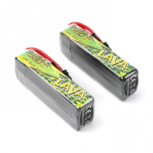 Аккумуляторная батарея 2 шт 580 mAh 4S XT30 для квадрокоптера BetaFPV (до 5 минут полёта) - Фото 1