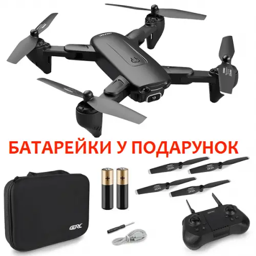 Квадрокоптер 4DRC F6 - дрон з 4K і HD камерами, FPV, GPS, барометр, до 1000м, 25 хвилин в кейсі