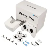 Квадрокоптер BetaFPV Cetus Pro FPV Kit – FPV-дрон з камерою, оптичне позиціонування, БК мотори, барометр, окуляри в кейсі