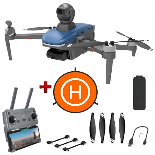 Квадрокоптер C-Fly Faith 2 SE - дрон з 4K і HD камерами, GPS, уникнення перешкод на 540°, БК мотори, до 3км, 27 хв + злітний майданчик