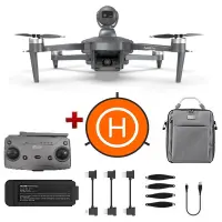 Квадрокоптер C-Fly Faith 2 Pro – дрон с 4K и HD камерами, GPS, избегание препятствий на 540°, БК моторы, до 6км, 32 мин + взлетная площадка Квадрокоптер C-Fly Faith 2 Pro – дрон с 4K и HD камерами, GPS, избегание препятствий на 540°, БК моторы, до 6км, 32 мин + взлетная площадка