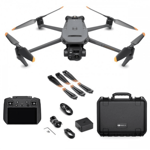 Квадрокоптер DJI Mavic 3T (Enterprise Thermal) (CP.EN.00000415.01) − дрон з 4K камерою, GPS, БК мотори, до 32 км, 45 хвилин