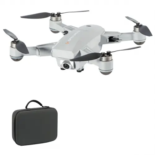 Квадрокоптер JJRC X16 Gray - дрон з 6K і HD камерами, FPV, GPS, БК мотори, до 500м, 25 хвилин в кейсі