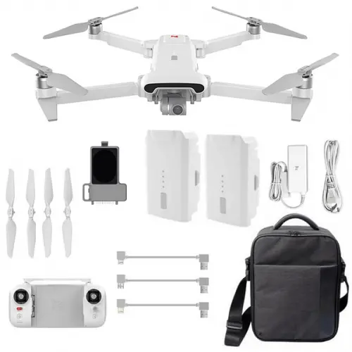 Квадрокоптер Fimi X8 SE 2022 V2 Combo - дрон з 4K камерою, FPV, GPS, БК мотори, система скидання і динамік, до 10 км, 35 хв