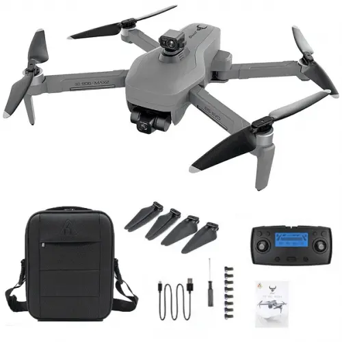 Квадрокоптер ZLRC SG906 MAX 2 - дрон з 4K і HD камерами, GPS, БК мотори, розпізнавання перешкод, до 4000м, 30хв в сумці + VR окуляри
